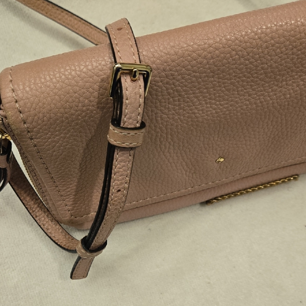 Kate Spade Cobble Hill Taryn Leather Crossbody – Rose Cloud - Picture 14 of 15
